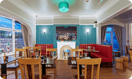 Hotel dining room